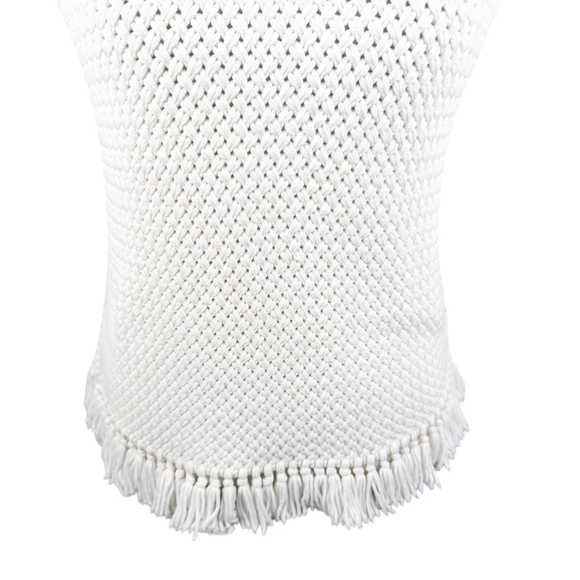 Theory Meenara Soft Chain Cotton Sleeveless Sweater Tank Tassel Fringe Size S - Picture 4 of 12